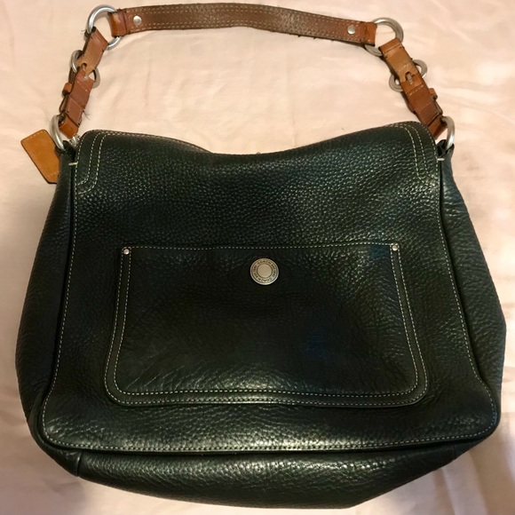 COACH Chelsea Vintage Black Leather Bag - Picture 1 of 14